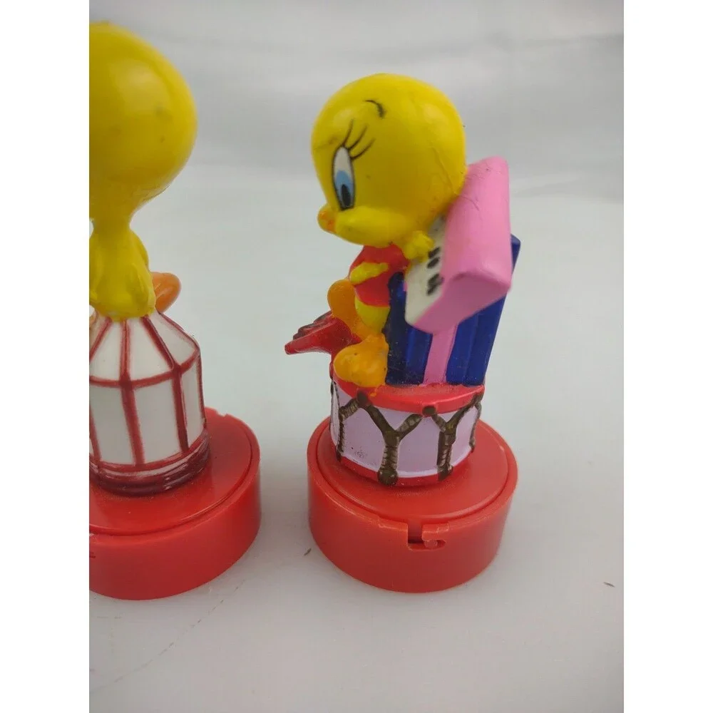 Lot of 2 Tweety Bird Looney Tunes Cartoon Rubber Stamps Vintage